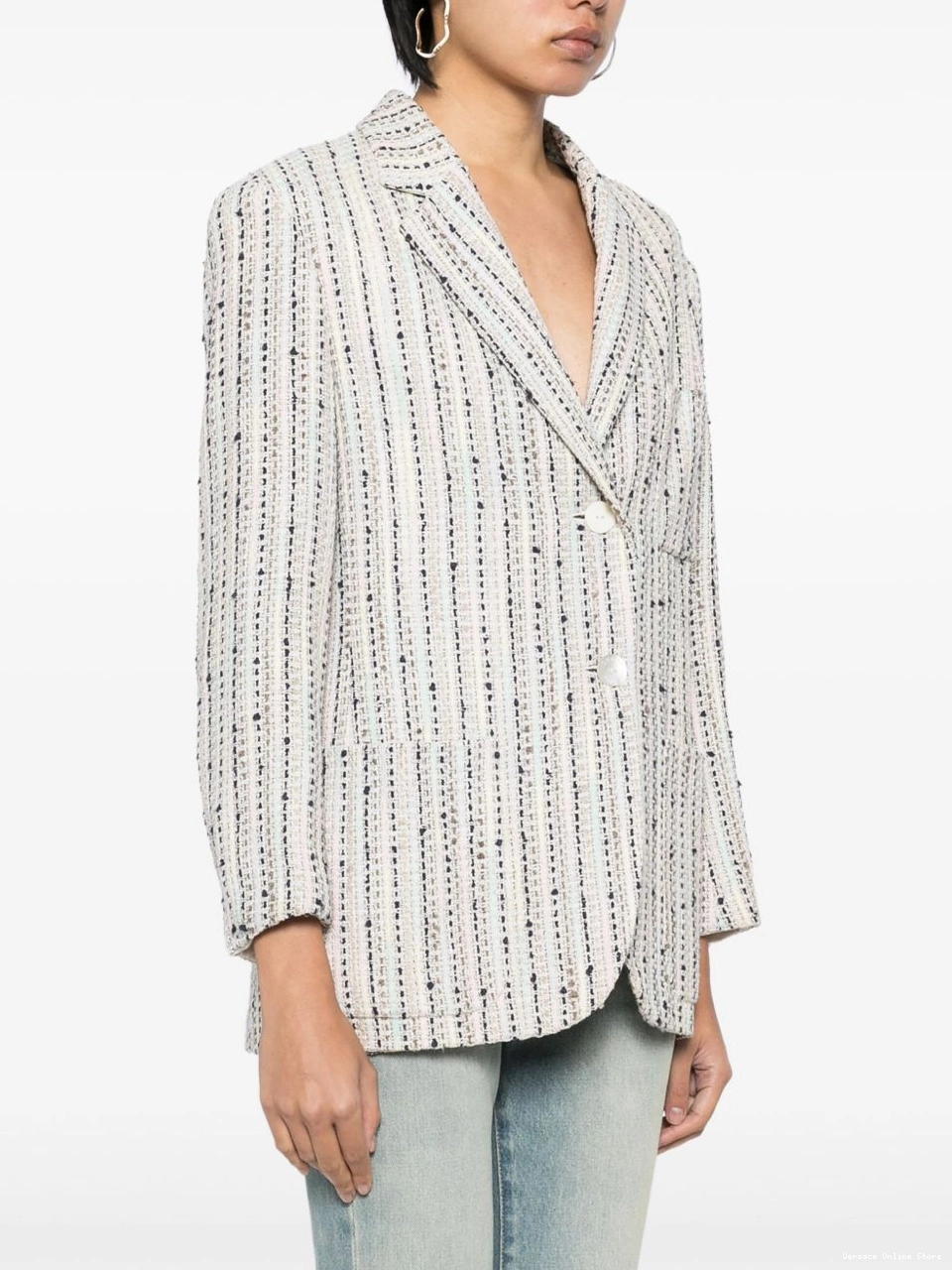 Cheap tweed blazer Versace Women 0401